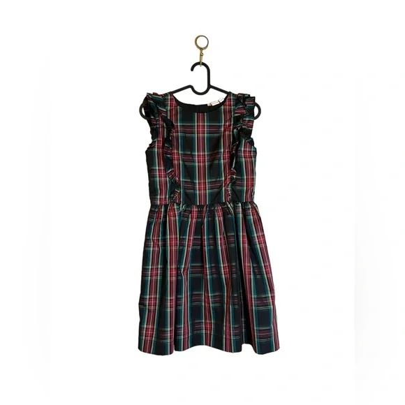 sachin and babi light blue dress Madeline Dress in Holiday Plaid main image 0